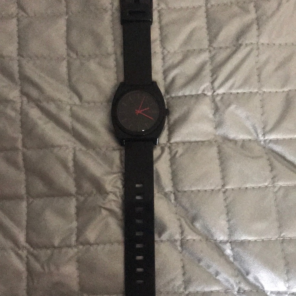 Black & Pink Nixon watch